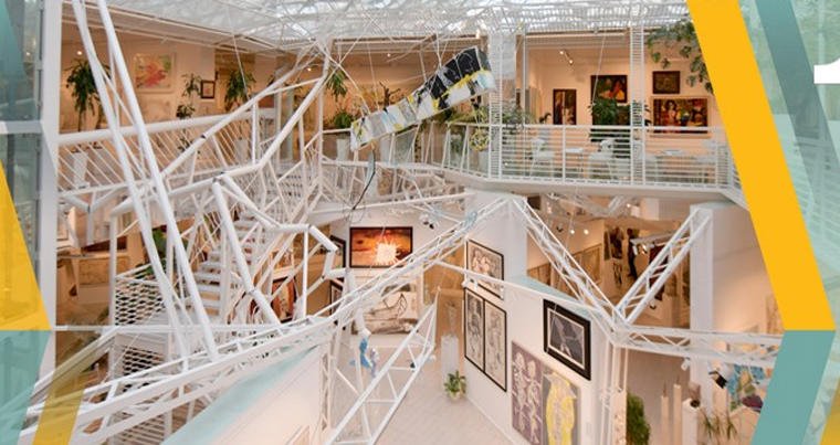 Interior of the Baku Museum of Modern Art